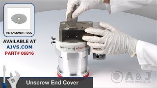 Pfeiffer Vacuum TMH 261 TMH 521 Oil Reservoir Replacement Demonstration