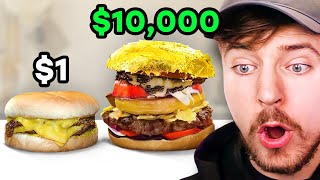 $1 Burger vs $10,000 Burger!