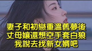 妻子和初戀重溫舊夢後，丈母孃還想空手套白狼，我說去找新女婿吧