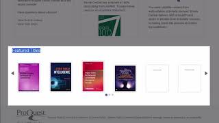 How-To: Use ProQuest Ebook Central
