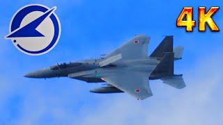 【4K】急激な減速に巧みな操作！！F-15J/DJ エアブレーキ【航空自衛隊】