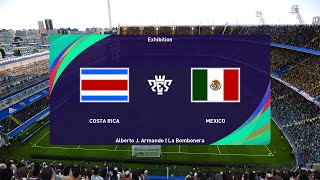 PES 2021 | Costa Rica vs Mexico - International Friendly | 30/03/2021 | 1080p 60FPS