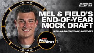 🚨END-OF-SEASON MOCK DRAFT🚨 w/Mel Kiper, Field Yates & Greeny! | First Draft🏈