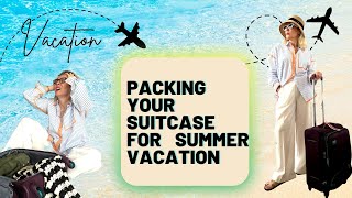 HOW TO PACK YOUR SUITCASE FOR SUMMER VACATION