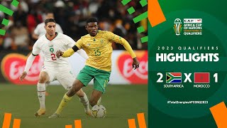 South Africa 🆚 Morocco | Highlights - #TotalEnergiesAFCONQ2023 - MD5 Group K