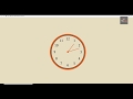 Animated Clock Pure CSS  Tutorial | tebcode