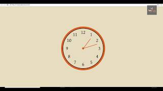 Animated Clock Pure CSS Tutorial | tebcode