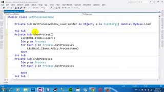 How To Make A Simple Task Manager In VB NET 2012