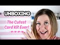 Unboxing the Cutest Card Kit Ever! Must See NEW Kit from The Stamp Market