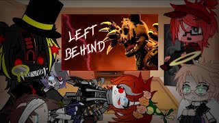 William/SpringTrap's closest friends + Old man Consequences react to Left behind. (part 2)