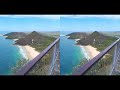 stereoscopic landscapes australia tomaree mountain s breathtaking views in parallel 3d vr