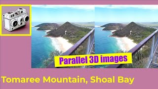 Stereoscopic Landscapes Australia: Tomaree Mountain's Breathtaking Views in Parallel 3D VR