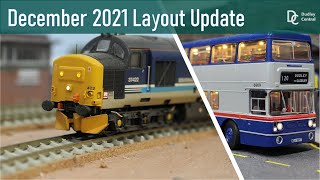 December 2021 layout update | Garage Model Railway #10