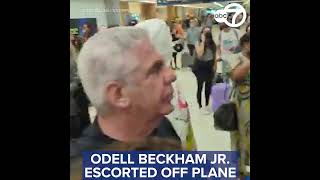 Odell Beckham Jr. escorted off plane in Miami after report of 'medical emergency'