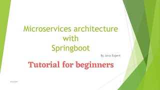 Microservices for beginners | Spring boot | Java expert