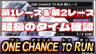 【#超速GP】 ONE CHANCE TO RUN  超級のタイム確認　第1\u0026第2レース　「超級のタイムを指標にセッティングをしていこう！」　【＃１３７４】