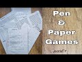 Pen And Paper Games part 1/ 11 Fun And Easy Games/ Travel Games @NurturingLittleMind