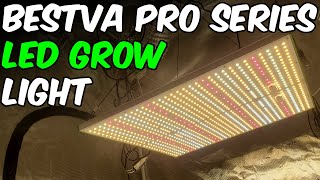 BESTVA Pro Series LED GROW LIGHT Unboxing, Setup, Review \u0026 PAR Test