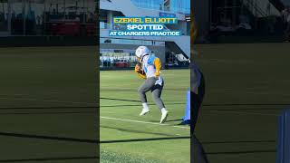 ezekiel elliott at chargers practice ⚡️ #shorts