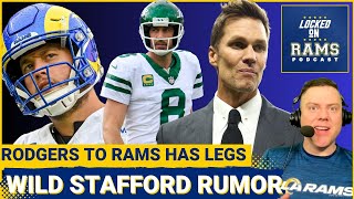 Wild Matthew Stafford to Raiders Rumor, Tom Brady Recruiting Stafford, Aaron Rodgers to Rams?