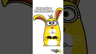 How to Draw Minions 2 - Rabbit Kevin (Speed Drawing)