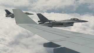 Reportage euronews : à bord d'un avion de l'Otan pour tester les interceptions d'aéronefs russes