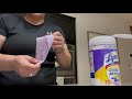 Review of Lysol Dual Action Disinfectant Wipes