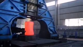 BIG BIG IRON！！！Biggest Heavy Duty Hammer Forging Process, Fastest Hydraulic Steel Forging Machine