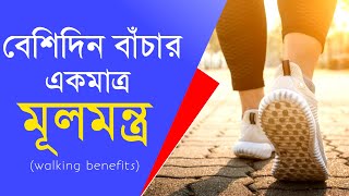 নিয়মিত হাঁটার উপকারিতা কি ? Benefits of WALKING Everyday in BENGALI |