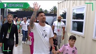 ASÍ LLEGA Lionel Messi en su PRESENTACIÓN con el Inter de Miami CF