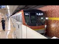 【17194f 新造車性能確認試運転（綾瀬出場公式試運転）】東京メトロ17000系17194編成が試運転列車として小竹向原駅に入線到着〜発車するフルシーン（試b1084s）2022.4.23