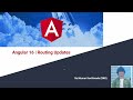 Angular 16 Routing Features | Routing Updates | Input decorator updates