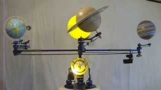 Maquette du système solaire.