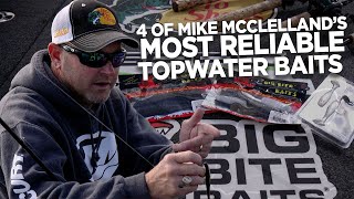 4 of Mike McClelland’s Most Reliable Topwater Baits  | MERCURY KNOW-HOW