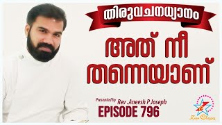 അത് നീ തന്നെയാണ്  | Rev. Fr. Aneesh PJ | Episode 796