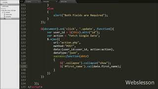 #03 PHP Ajax Crud using OOPS Update or Edit Mysql Data