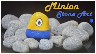 Easy to do Minion Stone Painting | Stone Art series