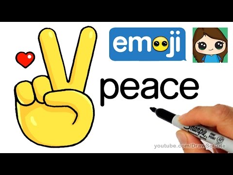 How to Draw Peace Sign Hand Emoji How to Draw Peace Sign Hand Emoji