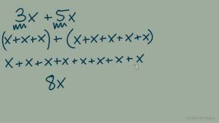 Simplifying Algebraic Expressions 1