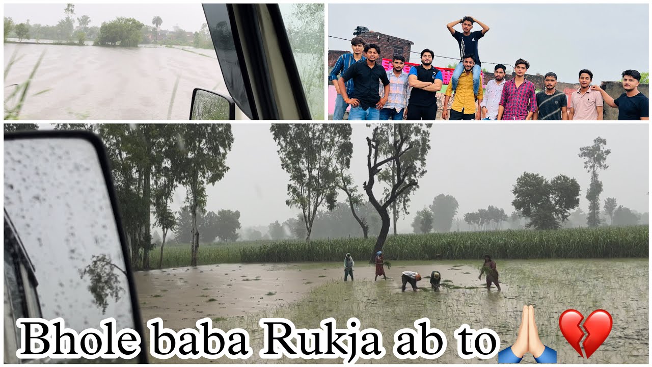 Paani Paani Ho Gaya Sab Jaghe🥲 | Sab Khet Bekar Ho Gaye..💔 | #kisan # ...