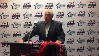 Kalamazoo Wings Owner Bill Johnston speaks on former owners Ted and Martha’s legacy during season...