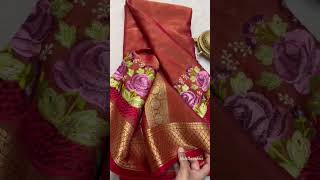 💖Pure Mysore silk sarees💖110-120gsm thickness Offer Price: 11999/- onlySilk mark certified💕