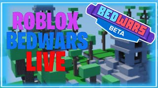 ROBLOX BEDWARS LIVE!! (5V5 BYPASS ROAD TO 100 WINSTREAK)!