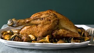 Recipe: Capon with chestnuts and mushrooms