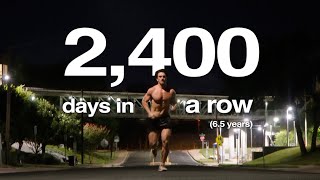 How I ran for 2,400 days in a row