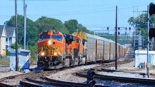 A Whole day of trains in Memphis, TN FT. IC, BNSF, UP