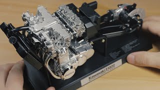 Kawasaki Z1300 Straight-Six Engine Build (Tamiya 1/6)