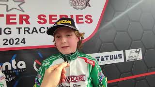 Achille Rea (Tony Kart Racing Team – Tony Kart – Vortex) WSK Super Master Series 2024 Franciacorta