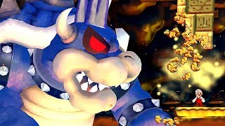 New Super Mario Wii Final Boss Evil Dark Bowser & Ending | Mario Vs. Super Dark Bowser