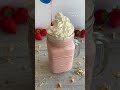 Thick strawberry cheesecake milkshake tutorial